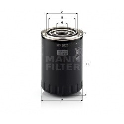 MANN фильтр масляный MITSUBISHI L200 2.5D 06-, Pajero Sport II 2.5D 08- / 1230A045 (физически = J131